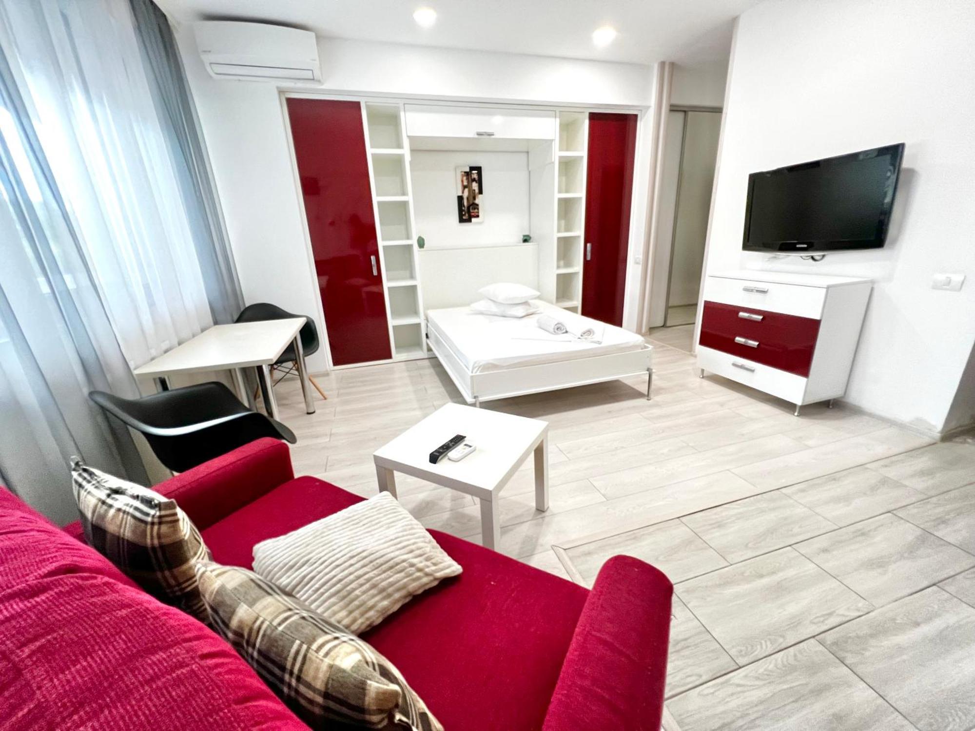 Mamaia Lake Apartments คอนสตันซา ภายนอก รูปภาพ